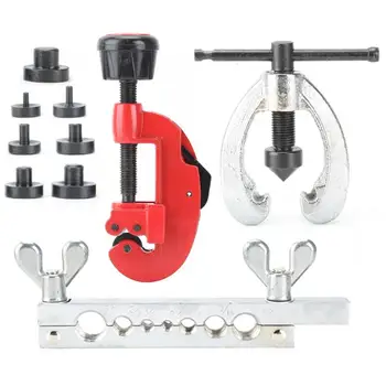 Hand-held removal tool Double Brake Line Flaring Tool With Tubing Cutter Car Repair Set Car Repair Tools
Hand-held removal tool Double Brake Line Flaring Tool With Tubing Cutter Car Repair Set Car Repair Tools