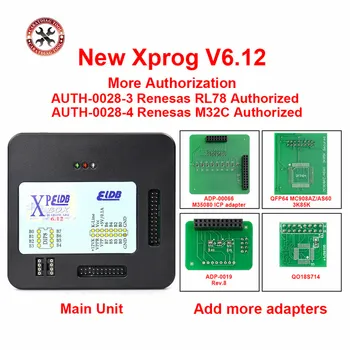 XPROG V6.12 Add New Authorization V5.72 V5.55 V5.84 X-PROG M Metal Box XPROG-M ECU Programmer Tool X Prog M V6.12 Full Adapters
XPROG V6.12 Add New Authorization V5.72 V5.55 V5.84 X-PROG M Metal Box XPROG-M ECU Programmer Tool X Prog M V6.12 Full Adapters