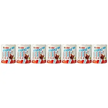 Kinder Maxi Barres Chocolatées 210 g 10 Pièces - Lot de 7
Kinder Maxi Barres Chocolatées 210 g 10 Pièces - Lot de 7