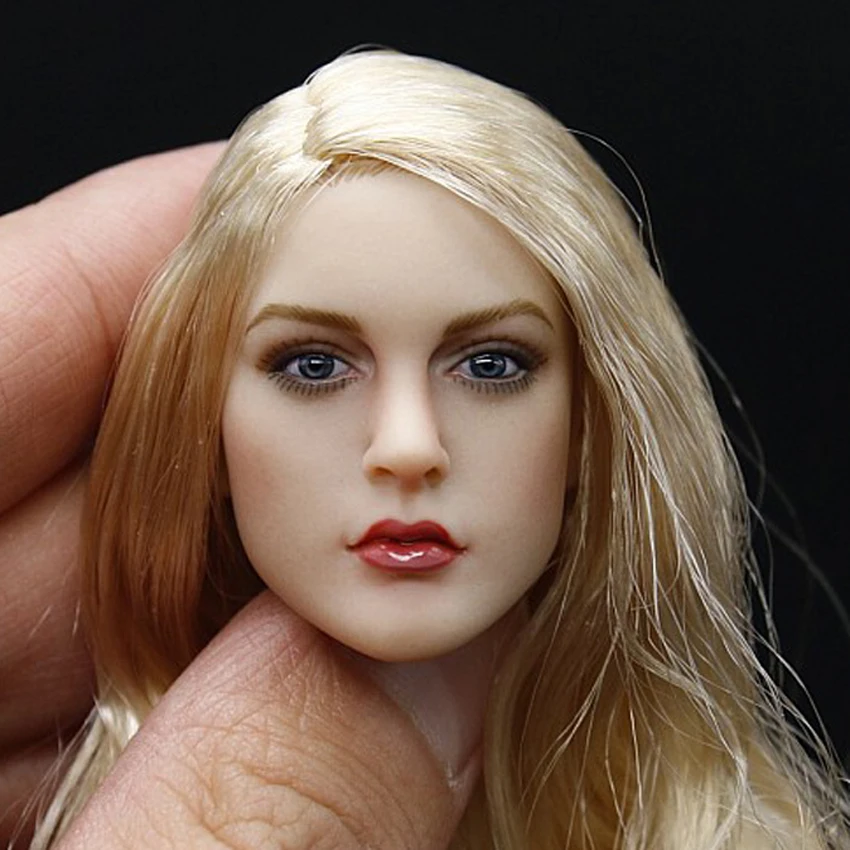 1/6 Female Head Blond Long Hair Carved Carving Sculpt Model F Girl Action Figure Doll Model DIY Collection 
1/6 Female Head Blond Long Hair Carved Carving Sculpt Model F Girl Action Figure Doll Model DIY Collection
