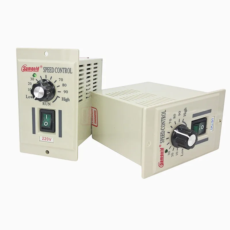 DC motor speed controller input AC220V permanent magnet brushed motor DC-51 controller output 24V90V110V180V motor controller
DC motor speed controller input AC220V permanent magnet brushed motor DC-51 controller output 24V90V110V180V motor controller