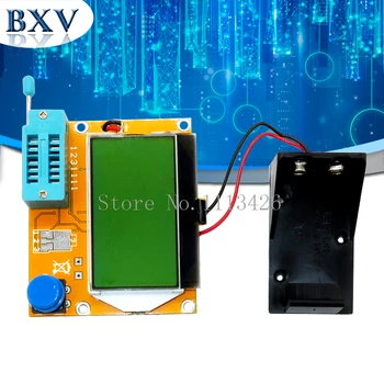 Transistor Tester LCR-T4 Mega328 M328 Multimeter Diode Triode Capacitance ESR Meter MOS/PNP/NPN L/C/R+ battery holder NEW
Transistor Tester LCR-T4 Mega328 M328 Multimeter Diode Triode Capacitance ESR Meter MOS/PNP/NPN L/C/R+ battery holder NEW
