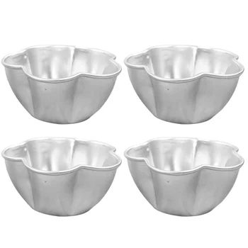 4pcs Aluminum Flower Shape Egg Tart Cupcake Mould Fruit Cake Die Mold Small Baking Tool Pasteis De Nata Oven Bake Round
4pcs Aluminum Flower Shape Egg Tart Cupcake Mould Fruit Cake Die Mold Small Baking Tool Pasteis De Nata Oven Bake Round