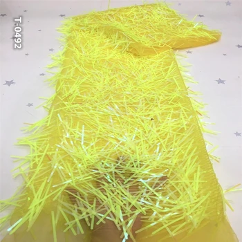 New Nigerian French Net Lace Fabrics 2020 Yellow Sequins African Tulle Lace Fabric High Quality Wedding Lace Fabric For Dresses
New Nigerian French Net Lace Fabrics 2020 Yellow Sequins African Tulle Lace Fabric High Quality Wedding Lace Fabric For Dresses