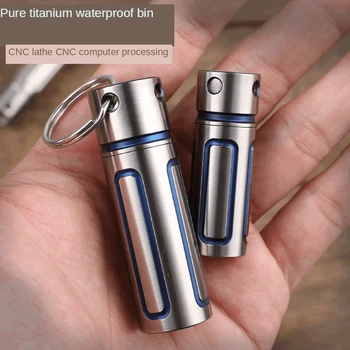 Portable mini waterproof storage sealed tank Titanium alloy high-end portable medicine bottle First aid storage bottle
Portable mini waterproof storage sealed tank Titanium alloy high-end portable medicine bottle First aid storage bottle