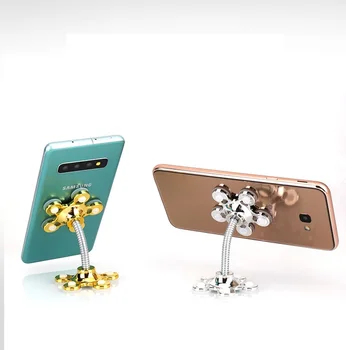 Sucker Stand for Cell Phone 360 degree Rotatable Metal Flower Magic Suction Cup Mobile Phone Holder Car Bracket Mount Compatible
Sucker Stand for Cell Phone 360 degree Rotatable Metal Flower Magic Suction Cup Mobile Phone Holder Car Bracket Mount Compatible