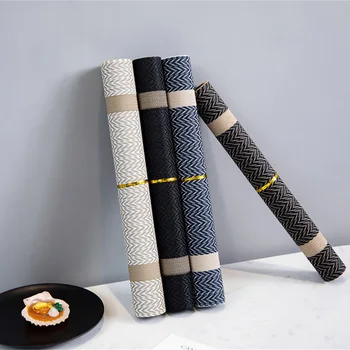 PVC Stripe Placemat For Table Cloth Pad Drink Wine Cup Coasters Washable Placemat Dining Tableware Mat Kitchen Non-Slip Pad
PVC Stripe Placemat For Table Cloth Pad Drink Wine Cup Coasters Washable Placemat Dining Tableware Mat Kitchen Non-Slip Pad