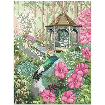 Hummingbird Pavilion patterns Counted Cross Stitch 11CT 14CT 18CT DIY Chinese Cross Stitch Kits Embroidery Needlework Sets
Hummingbird Pavilion patterns Counted Cross Stitch 11CT 14CT 18CT DIY Chinese Cross Stitch Kits Embroidery Needlework Sets