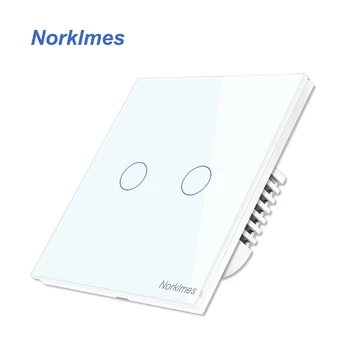 EU / UK standard Touch Switch White Crystal Glass Panel Touch Switch, AC220V, EU 2 Gang 1Way Wall Light Switch Touch Screen
EU / UK standard Touch Switch White Crystal Glass Panel Touch Switch, AC220V, EU 2 Gang 1Way Wall Light Switch Touch Screen