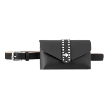 Solid Color Waist Bags Fanny Packs Bolsas Feminina Fashion Women Leather Rivet Chest Pouch Black Shoulder Messenger Bags Mujer
Solid Color Waist Bags Fanny Packs Bolsas Feminina Fashion Women Leather Rivet Chest Pouch Black Shoulder Messenger Bags Mujer
