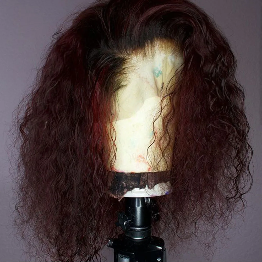 150 Density Ombre Wig Burgundy Lace Front Wig Curly Bob Wig Human Hair With Baby Hair Preplucked Lace Wig
150 Density Ombre Wig Burgundy Lace Front Wig Curly Bob Wig Human Hair With Baby Hair Preplucked Lace Wig