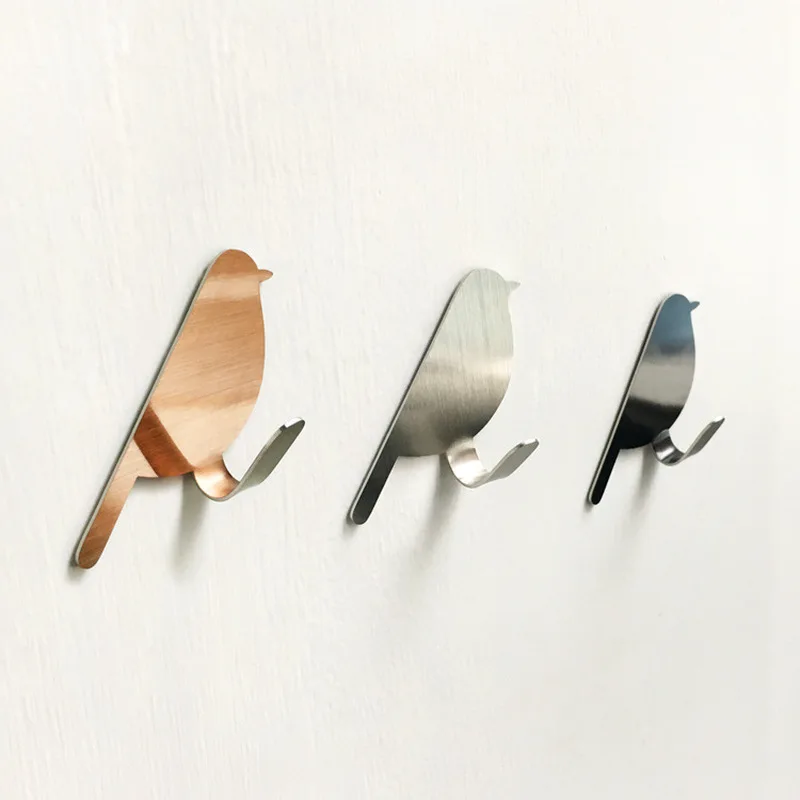 2pcs Simple Bird Shape Hook DIY Stainless Steel Coat Wall Coat Rack Key Frame Home Decor Living Room Bedroom Wall Hanging Hook
2pcs Simple Bird Shape Hook DIY Stainless Steel Coat Wall Coat Rack Key Frame Home Decor Living Room Bedroom Wall Hanging Hook