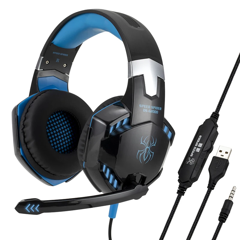 G2000 LED Light Stereo Gaming Headset for PS5 PC Xbox One PS4 Nintendo Switch with Noise-Cancellation Microphone Volume Control
G2000 LED Light Stereo Gaming Headset for PS5 PC Xbox One PS4 Nintendo Switch with Noise-Cancellation Microphone Volume Control