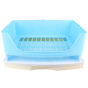 Large Rabbit Litter Box with Drawer, Corner Toilet Box with Grate Potty Trainer, Bigger Pet Pan for Adult Guinea Pigs, Chinchill
Large Rabbit Litter Box with Drawer, Corner Toilet Box with Grate Potty Trainer, Bigger Pet Pan for Adult Guinea Pigs, Chinchill