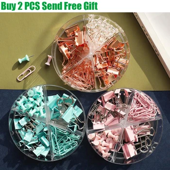 High Quality Full Metal Paper Clip 72 pcs/Set School Student Office Business Men Collection Paper Clip Buy 2 PCS Send Gift
High Quality Full Metal Paper Clip 72 pcs/Set School Student Office Business Men Collection Paper Clip Buy 2 PCS Send Gift