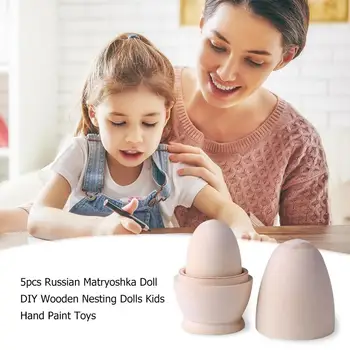 5pcs Russian Matryoshka Doll DIY Wooden Nesting Dolls Toys for Children Kids Basswood Hand Paint Easter Home Decor Birthday Gift
5pcs Russian Matryoshka Doll DIY Wooden Nesting Dolls Toys for Children Kids Basswood Hand Paint Easter Home Decor Birthday Gift