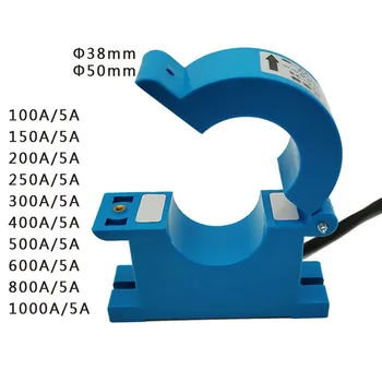 Clamp Current transformer Sensor three-phase ammeter 100A - 600A/5A AC current Open AC split core transformador CT Sensor
Clamp Current transformer Sensor three-phase ammeter 100A - 600A/5A AC current Open AC split core transformador CT Sensor