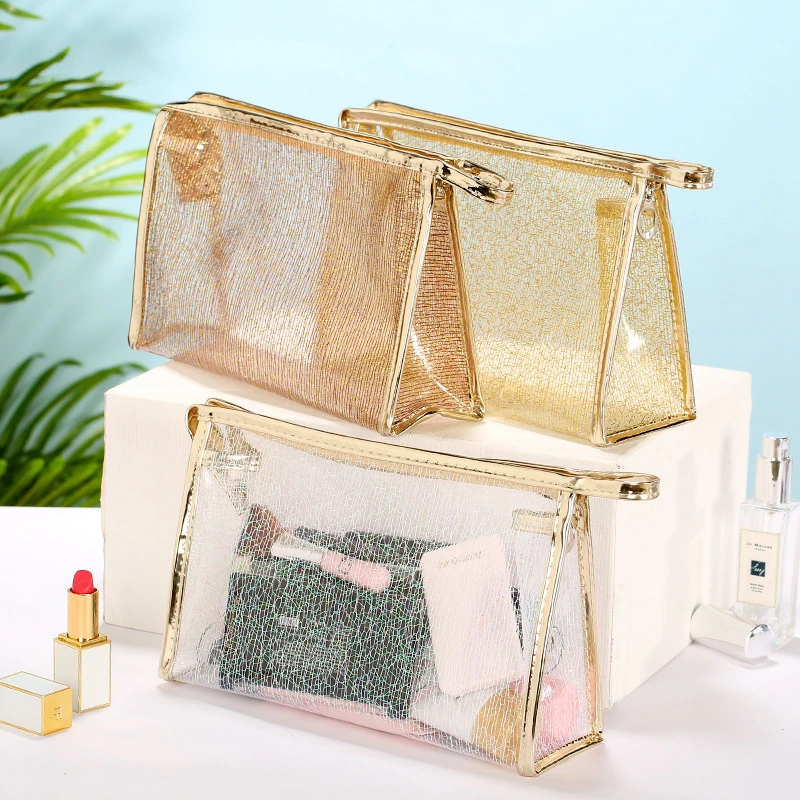 Creative Makeup Bag Gold Wire Travel Hanging Cosmetic Case Handbag Organizer Make Up High Capacity Storage Beauty Wash Pouch
Creative Makeup Bag Gold Wire Travel Hanging Cosmetic Case Handbag Organizer Make Up High Capacity Storage Beauty Wash Pouch