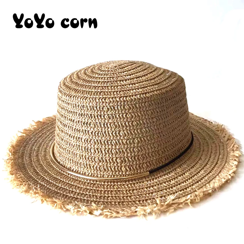 Panama Style cap Cappelli Side With Bow Beach Caps Girl Topee simple Summer Flat Sun Hats For Women Chapeau Feminino Straw Hat
Panama Style cap Cappelli Side With Bow Beach Caps Girl Topee simple Summer Flat Sun Hats For Women Chapeau Feminino Straw Hat