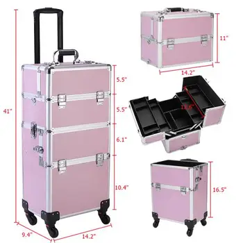 3 in 1 Aluminum Cosmetic Makeup Case Tattoo Box Pink ship from US drop shipping
3 in 1 Aluminum Cosmetic Makeup Case Tattoo Box Pink ship from US drop shipping