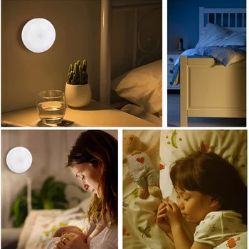 PIR Infrared Motion Sensor Night Light Battery Powered Wireless Control Energy Simple bedroom wall lamps Christmas gifts
PIR Infrared Motion Sensor Night Light Battery Powered Wireless Control Energy Simple bedroom wall lamps Christmas gifts