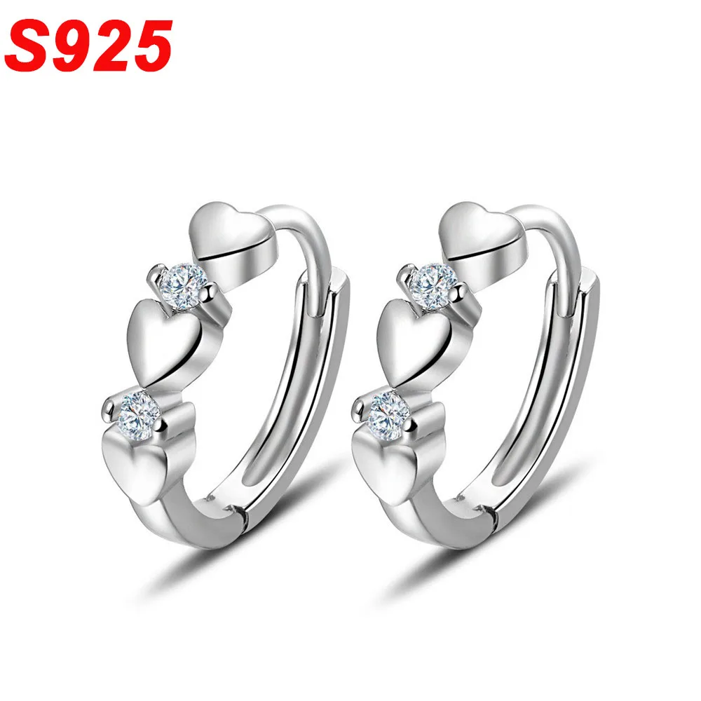 Cute 925 Silver Mini Hoop Earrings Baby Girls Kids Heart Earrings Small Gold Loop Ear Rings Circle Creole Boucle D'oreille SE047
Cute 925 Silver Mini Hoop Earrings Baby Girls Kids Heart Earrings Small Gold Loop Ear Rings Circle Creole Boucle D'oreille SE047
