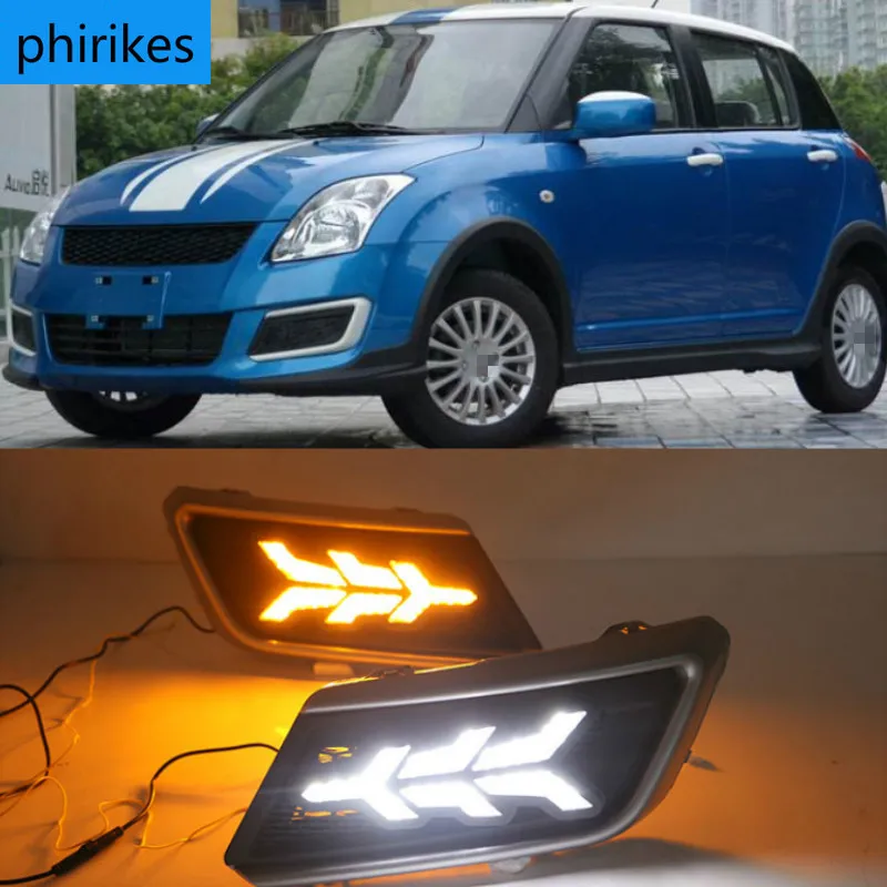 1 набор, Автомобильный светодиодный DRL Габаритные огни для Suzuki Swift 2013-2016 с желтым указатели поворота колпак противотуманных фар
1 набор, Автомобильный светодиодный DRL Габаритные огни для Suzuki Swift 2013-2016 с желтым указатели поворота колпак противотуманных фар