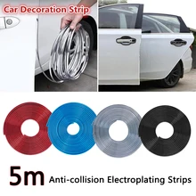 Car Anti-collision Electroplating Strips Air Outlet Decoration Door Opening Protection Auto Styling Silver U-shaped Glossy Strip
Car Anti-collision Electroplating Strips Air Outlet Decoration Door Opening Protection Auto Styling Silver U-shaped Glossy Strip