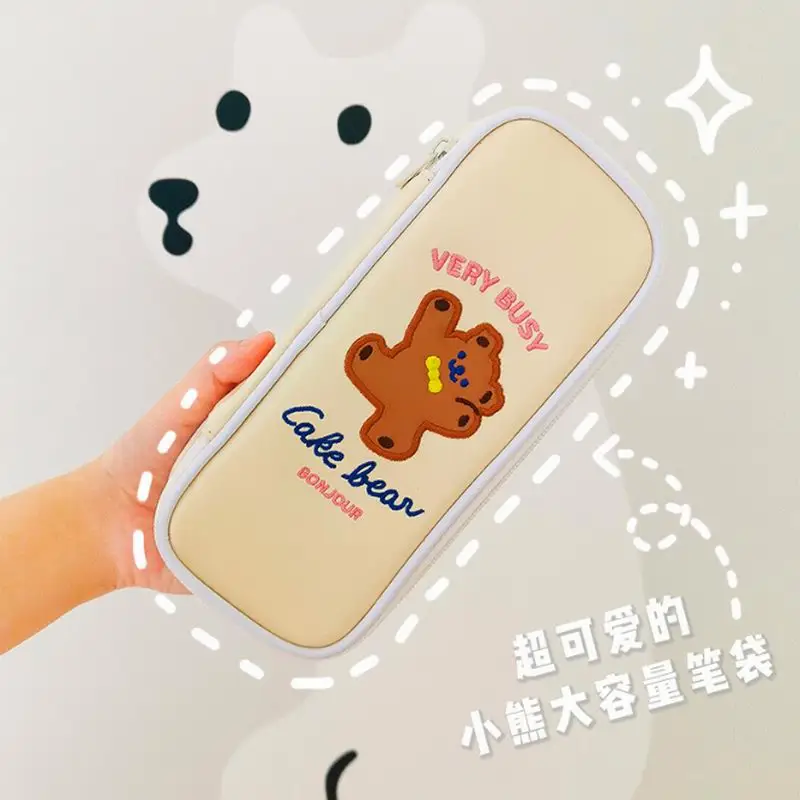 Bentoy Milkjoy школьная сумка для карандашей, милый медведь, Япония, Корея, модная большая емкость, милый Футляр для ручек, косметички для девочек, держатель
Bentoy Milkjoy школьная сумка для карандашей, милый медведь, Япония, Корея, модная большая емкость, милый Футляр для ручек, косметички для девочек, держатель
