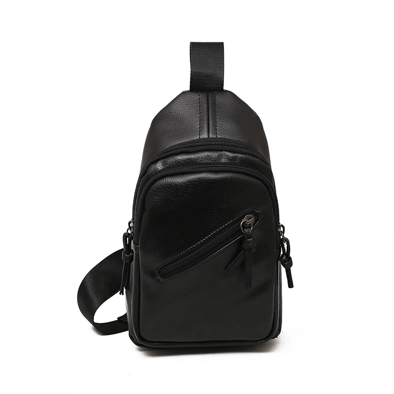 New leisure sports travel chest bag men's bag Pu soft leather men's small satchel single shoulder small backpack straddle bag
New leisure sports travel chest bag men's bag Pu soft leather men's small satchel single shoulder small backpack straddle bag