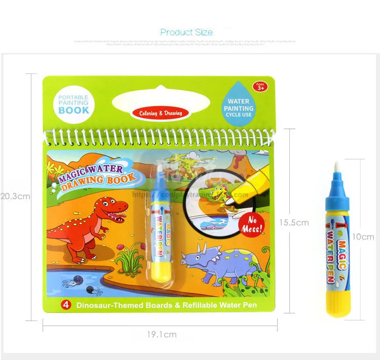 2019 Cartoon Coloring Magic Water Drawing Book+1 Pen Reusable Painting Book Kids Recognize Learning Write Draw Board Toy
2019 Cartoon Coloring Magic Water Drawing Book+1 Pen Reusable Painting Book Kids Recognize Learning Write Draw Board Toy