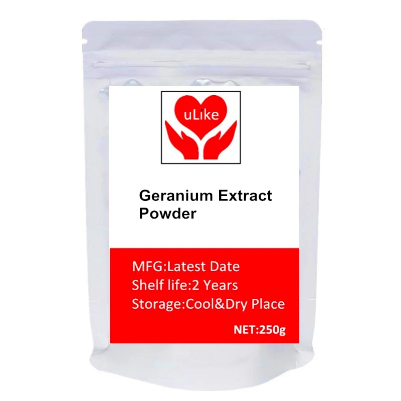 Geranium Extract Powder/Pelargonium Hortorum Extract 10:1 Improve PMS,Menopause Problem
Geranium Extract Powder/Pelargonium Hortorum Extract 10:1 Improve PMS,Menopause Problem