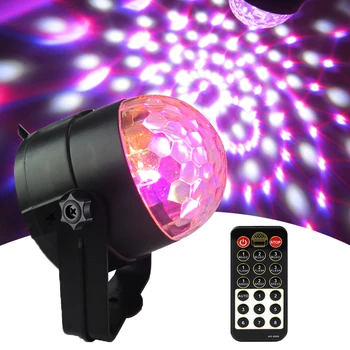 5 colors leds RGBWP crystal magic ball home party disco lighting Lamp Bulb Disco Club DJ Light Show with remote control 
5 colors leds RGBWP crystal magic ball home party disco lighting Lamp Bulb Disco Club DJ Light Show with remote control