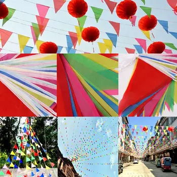 38m Cheerleading Triangle Flag Festival Pennant String Banner Buntings Colorful Festival Holiday Decoration Pompom NEW
38m Cheerleading Triangle Flag Festival Pennant String Banner Buntings Colorful Festival Holiday Decoration Pompom NEW