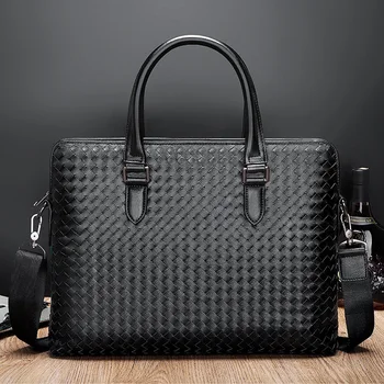 Men's Handbag Genuine Leather Briefcase Computer Briefcase Cross Crossbody Bag File Carrying
Men's Handbag Genuine Leather Briefcase Computer Briefcase Cross Crossbody Bag File Carrying