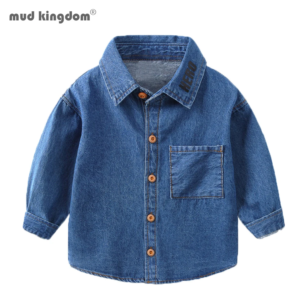 Mudkingdom Boys Denim Shirts Cute Cartoon Animal Pattern Fashion Boys Clothes
Mudkingdom Boys Denim Shirts Cute Cartoon Animal Pattern Fashion Boys Clothes