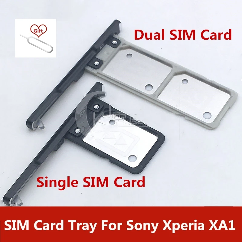 For Sony Xperia XA1 SIM Card Tray Holder For Sony Xperia XA1 Dual SIM Card Slot Adapter Replacement Repair Spare Parts
For Sony Xperia XA1 SIM Card Tray Holder For Sony Xperia XA1 Dual SIM Card Slot Adapter Replacement Repair Spare Parts
