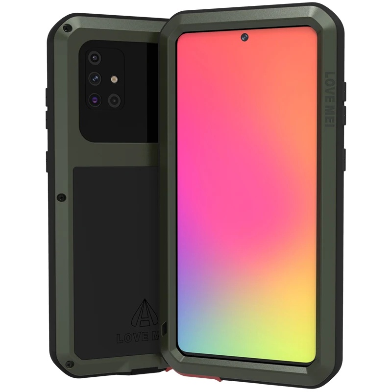 Для Samsung Galaxy A71 чехол LOVE MEI ударопрочный грязеотталкивающий водонепроницаемый