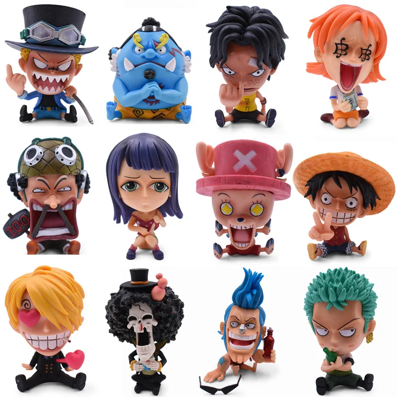 12 Styles Anime One Piece GK Luffy Zoro Nami Sanji Chopper Brook Frank Robin Franky Brook PVC Action Figure Model Toy
12 Styles Anime One Piece GK Luffy Zoro Nami Sanji Chopper Brook Frank Robin Franky Brook PVC Action Figure Model Toy