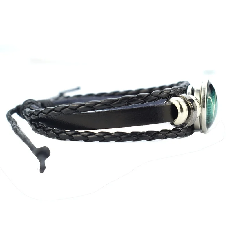 Description Picture 3 of itemChristian Leather Bracelet St Joseph St Michael Religious Jewelry Men Women Bracelet Accessories Christian Church Souvenirs