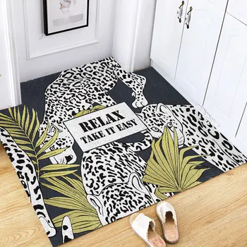 Jaguar Pattern Doormat Anti-Slip PVC Carpet Door Mats Bedroom Carpets Decorative Stair Mats Home Decor Crafts 2 Colors 
Jaguar Pattern Doormat Anti-Slip PVC Carpet Door Mats Bedroom Carpets Decorative Stair Mats Home Decor Crafts 2 Colors