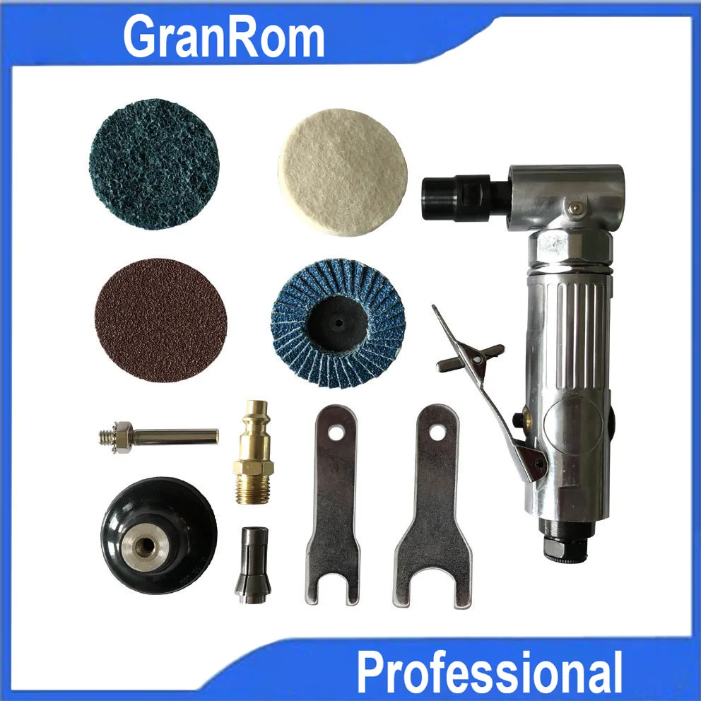 90 ° Pneumatic Engraving Machine 1/4 inch Pneumatic Angle Grinder Air Mill Rust Remover Sanding Polishing
90 ° Pneumatic Engraving Machine 1/4 inch Pneumatic Angle Grinder Air Mill Rust Remover Sanding Polishing