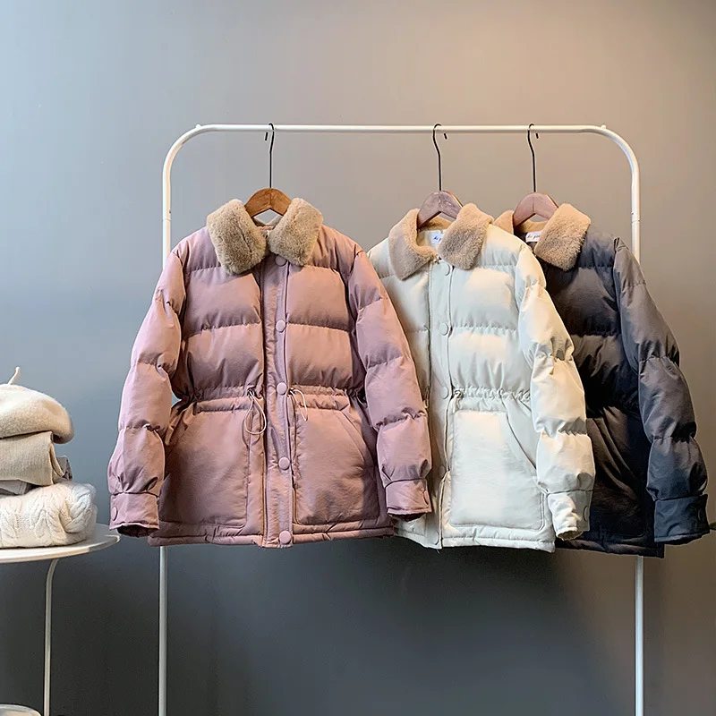 2019 waist warm jacket women warm cotton coat female fur collar cotton clothes Korean version was thin warm coat women
2019 waist warm jacket women warm cotton coat female fur collar cotton clothes Korean version was thin warm coat women