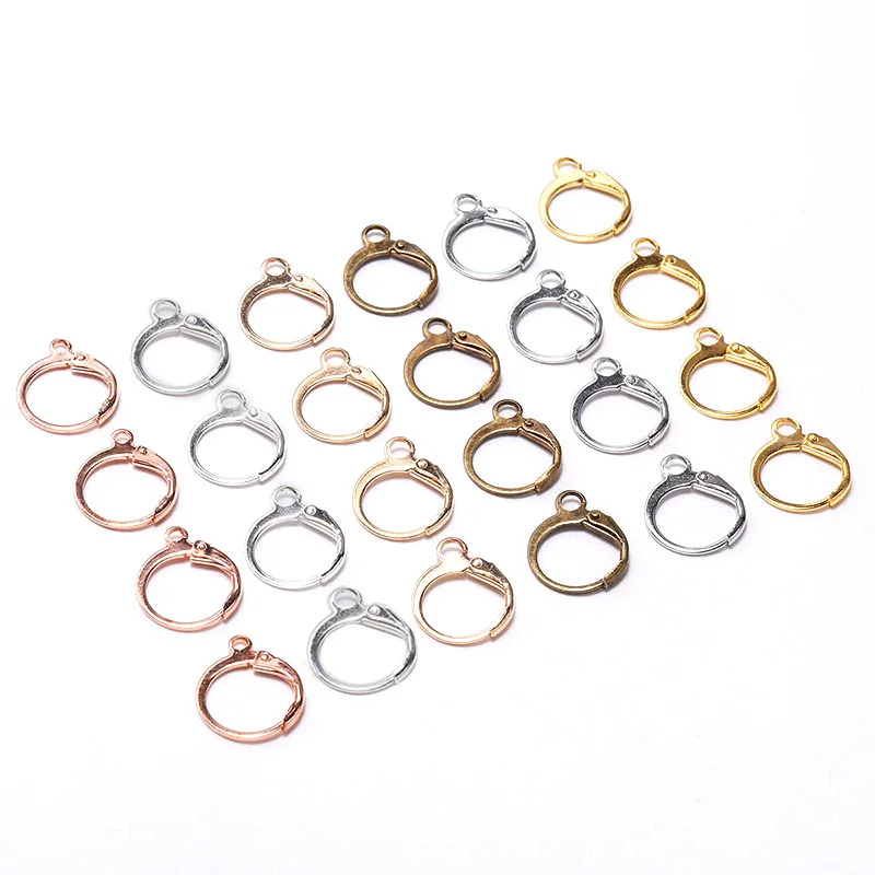 20pcs/set Metal Earring Making Accessories Rhodium Copper Clip On Earring Clasps Hooks Findings Loop Clasp Round Base For Diy
20pcs/set Metal Earring Making Accessories Rhodium Copper Clip On Earring Clasps Hooks Findings Loop Clasp Round Base For Diy