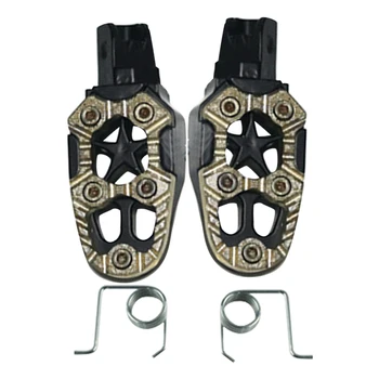 New 1pair Repair Anti Slip Footrest Pedal Aluminum Alloy DIY Dirt Bike Sturdy Durable Treadle Easy Install Motorcycle Foot Pegs
New 1pair Repair Anti Slip Footrest Pedal Aluminum Alloy DIY Dirt Bike Sturdy Durable Treadle Easy Install Motorcycle Foot Pegs