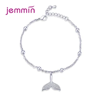 Latest 925 Sterling Silver Cubic Zircon Mermaid Charms Bracelets Tiny Clear Zircon Paved Setting Jewelry for Women Girls Gift
Latest 925 Sterling Silver Cubic Zircon Mermaid Charms Bracelets Tiny Clear Zircon Paved Setting Jewelry for Women Girls Gift