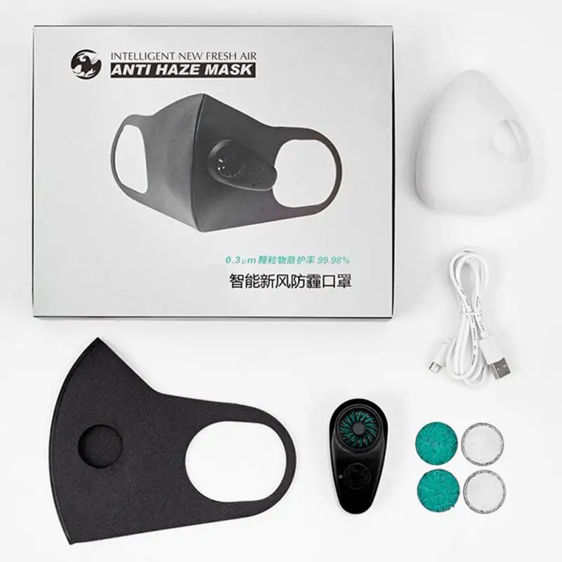 Electric Mask Respirator with Activated Carbon Filter Fresh Air Purifying Dustproof Pollution Mask Electric Mask Respirator
Electric Mask Respirator with Activated Carbon Filter Fresh Air Purifying Dustproof Pollution Mask Electric Mask Respirator