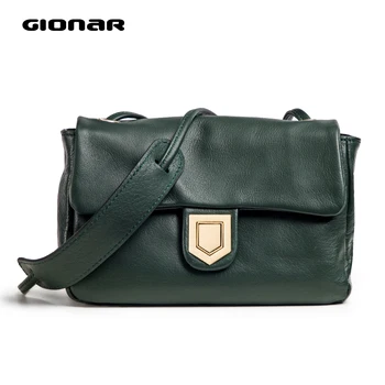 GIONAR Luxurious Leather Bag Women 2020 Designer Flap Crossbody Shoulder Summer Bag Vintage Green Purse Handbag Hasp Closure 
GIONAR Luxurious Leather Bag Women 2020 Designer Flap Crossbody Shoulder Summer Bag Vintage Green Purse Handbag Hasp Closure