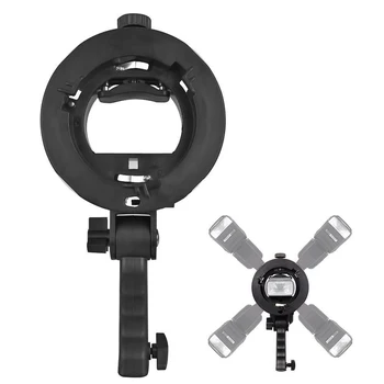 For Godox S-Type Bracket S Mount Holder For Photo DSLR Camera Flash Speedlite Light Softbox Reflector Umbrella Wide Application
For Godox S-Type Bracket S Mount Holder For Photo DSLR Camera Flash Speedlite Light Softbox Reflector Umbrella Wide Application