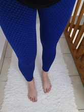 Mallas de encaje perfecto para mujer, moda, dibujo de almazuela, cintura alta, elástico, Push Up, polainas de poliéster